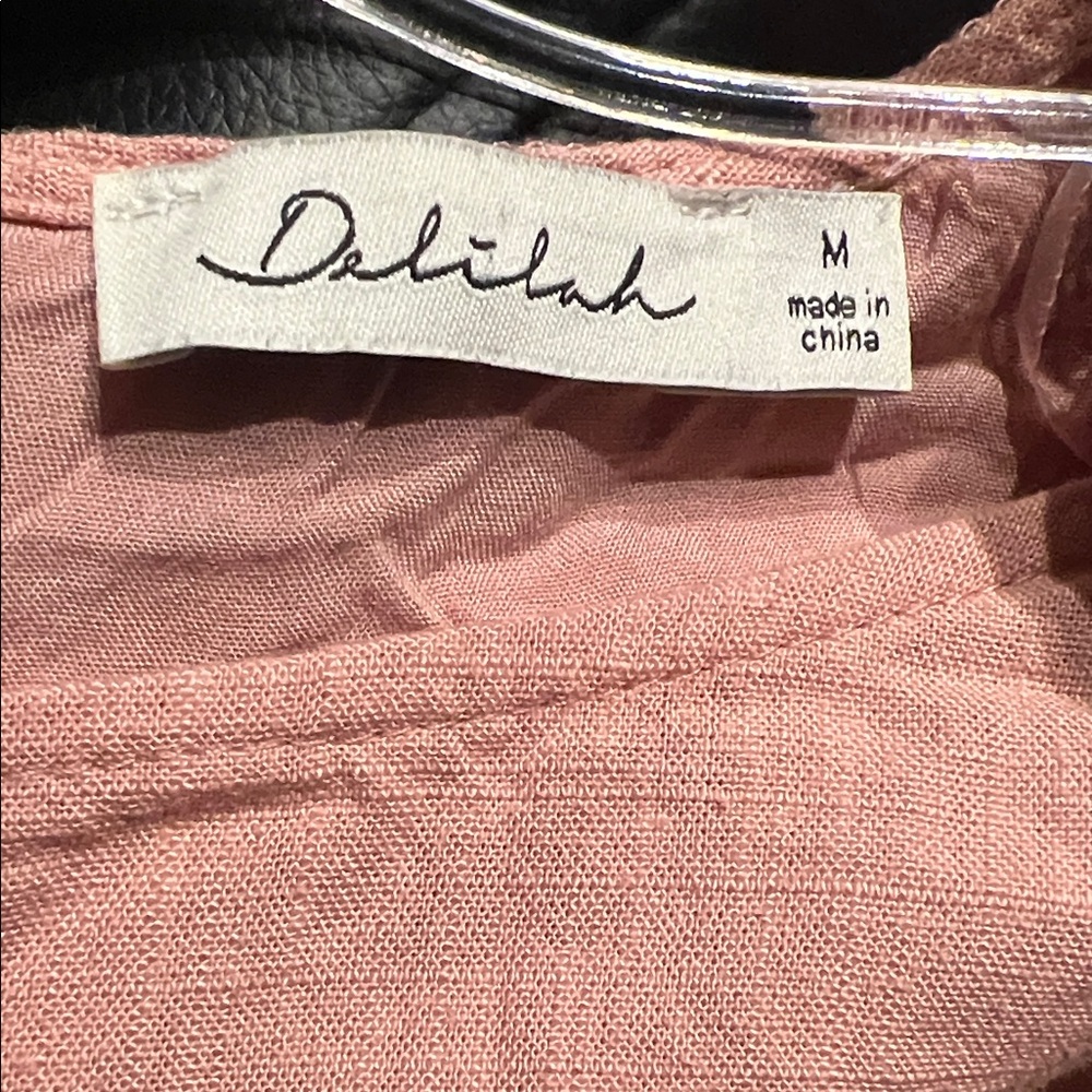 Delilah Wear Ruffle Sleeve Mini wrap Dress - Picture 2 of 4